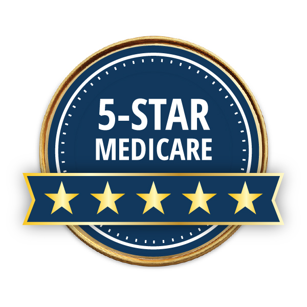 Rated 5 stars by Medicare