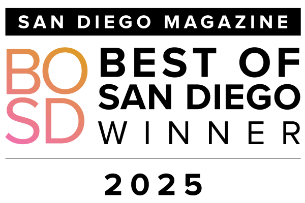 2025 San Diego Magazine Best of San Diego Winner