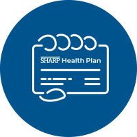 Sharp Health Plan ID card icon