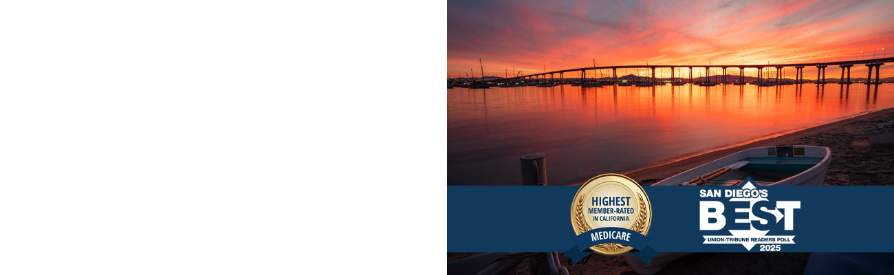 Sunset at Coronado Bay in San Diego, California