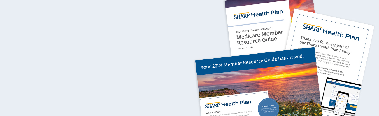 Sharp Health Plan 2024 Medicare Member Resource Guide cover