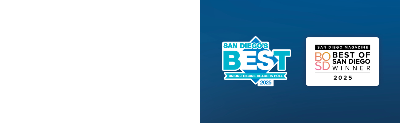 San Diego's Best Union Tribune Readers Poll 2025 | San Diego Magazine Best of San Diego 2025 Winner